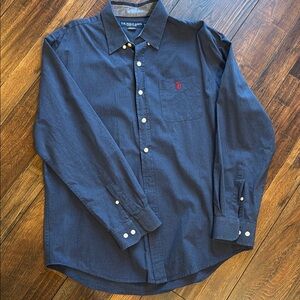 U.S. Polo Assn. Men's Dark Blue Button Down Shirt